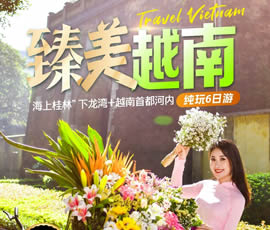 臻美越南—下龍灣、河內(nèi)休閑6日游
